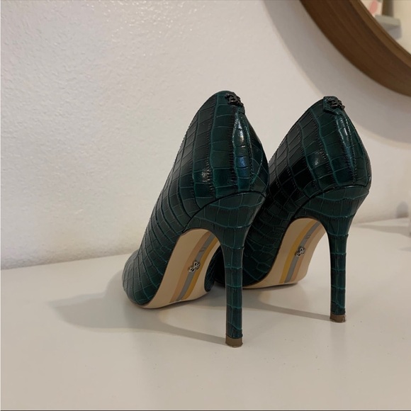 Sam Edelman Green Stiletto Heels
